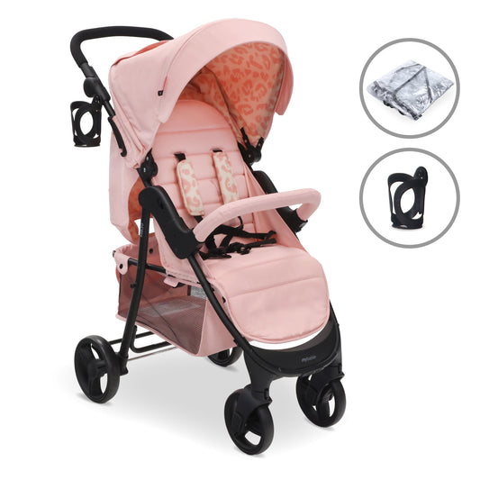 MB30 Plus Pushchair - Pink Leopard - Grade B
