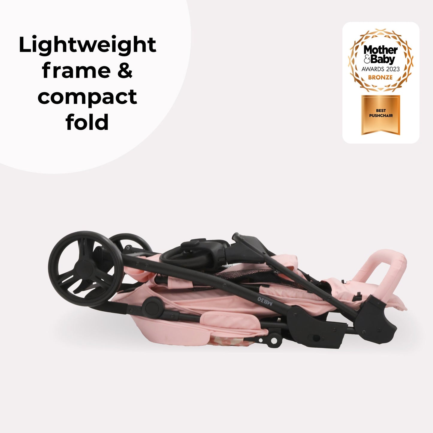 MB30 Plus Pushchair - Pink Leopard - Grade B