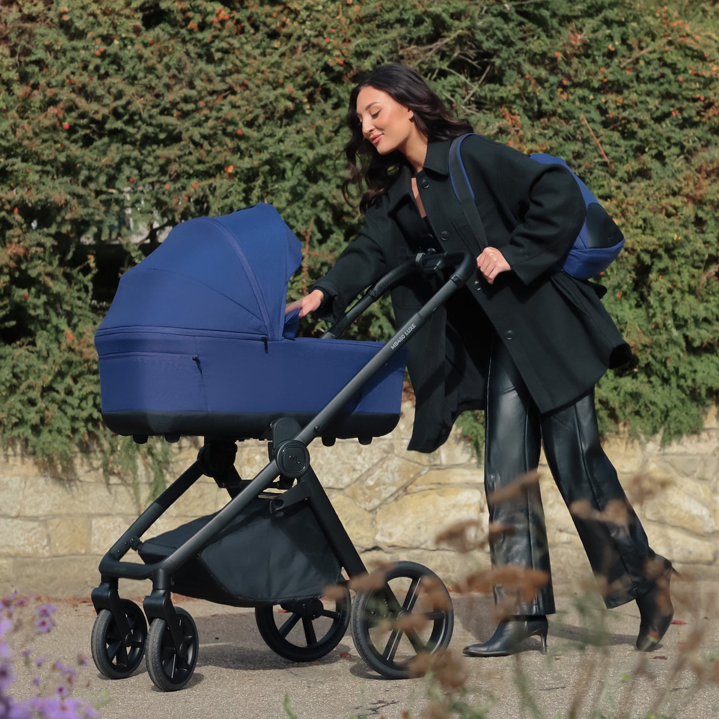 MB450 LUXE 2-in-1 Pushchair & Carrycot - Indigo - Grade A