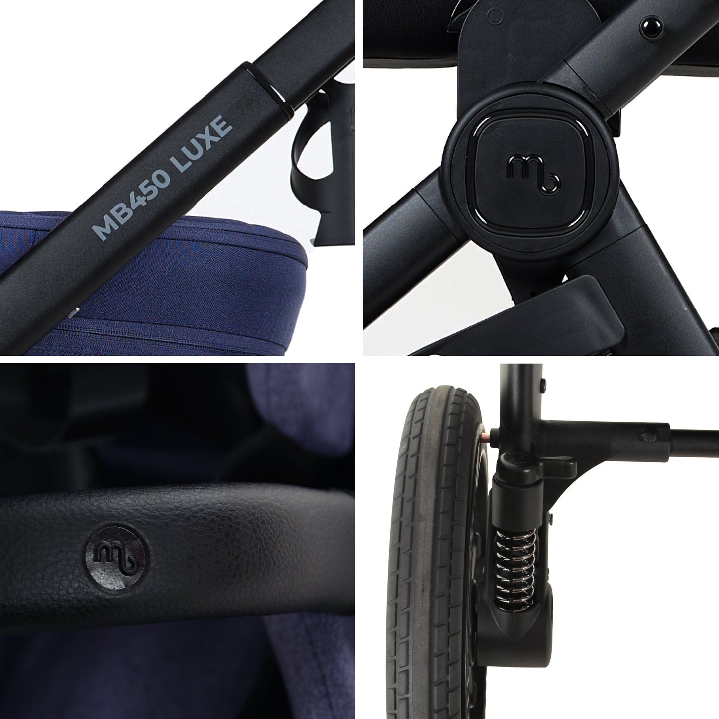 MB450 LUXE 2-in-1 Pushchair & Carrycot - Indigo - Grade A